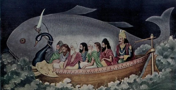 Commonalties and Differences in Vedic and Biblical Flood Myths